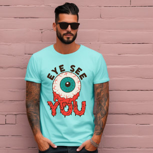Olhos Vêm Você Na Camiseta