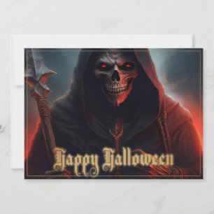 Olhos Vermelhos Brilhantes Ceifador Arte de Hallow