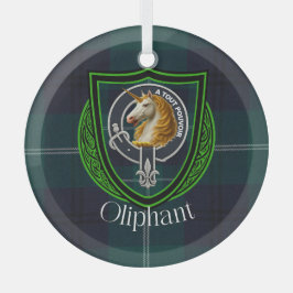 Oliphant Scottish Clan Tartan & Crest