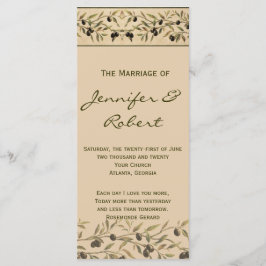 Olive Branch: Um Programa de Casamento Tuscano