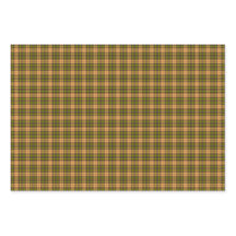 Olive Harvest Gold Xadrez Tartan Cor Retro