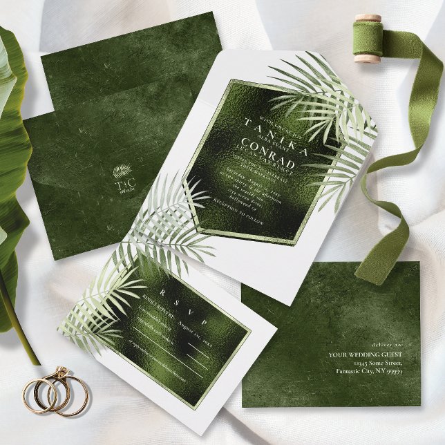 Olive Oasis Quadro Branco de Folha de Slate ID1324 (Criador carregado)