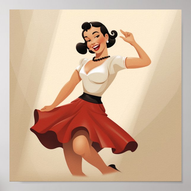 Olive Oyl Poster (Frente)