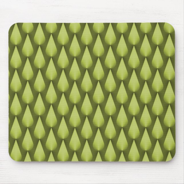 Olivel Verde Dazzling Raindrops Mousepad (Frente)