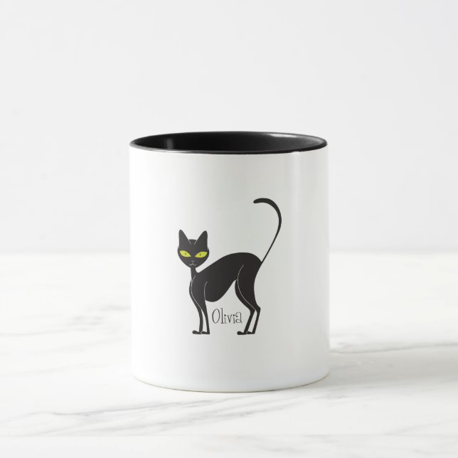Olivia, a amigável Caneca Gato (Centro)