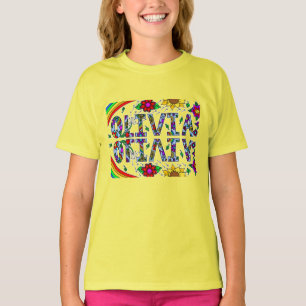 Olivia, nome da moça Camiseta de Arte Quimológic