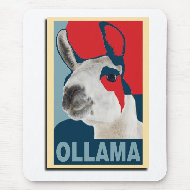 Ollama Obama - Mousepad (Frente)