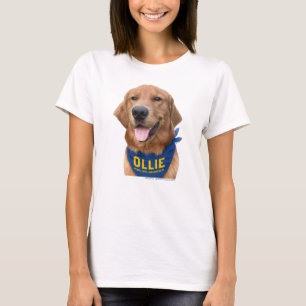 Ollie, a camiseta fotográfica feminina do cão sort