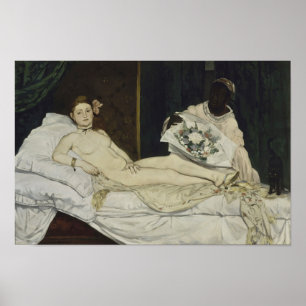 Olympia por Manet - Poster