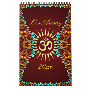 OM Artiery Yoga Nova Idade Calendários Meditacion