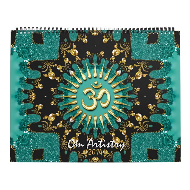 OM Artiery Yoga Novo Calendário Meditacional de Id (Capa)