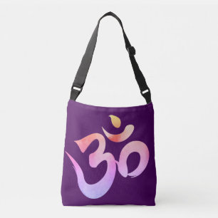 Om, Aum Mantra, Watercolor om Bolsa