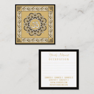 OM Mandala - Cartão de visita