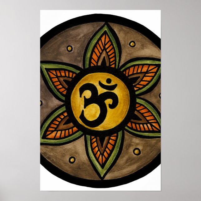 Om Mandala Poster (Frente)