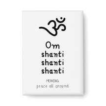 Om Shanti Shanti Shanti - sanskrit quote