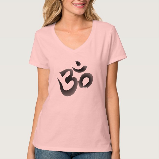 Om Symbol Calligraphy T-shirt (Frente)