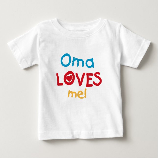 Oma ama-me t-shirt e presentes (Frente)