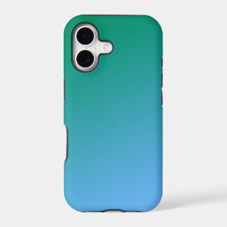 Ombre azul & verde
