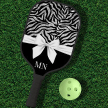 Ombre Glitter Zebra Arco Branco Monograma