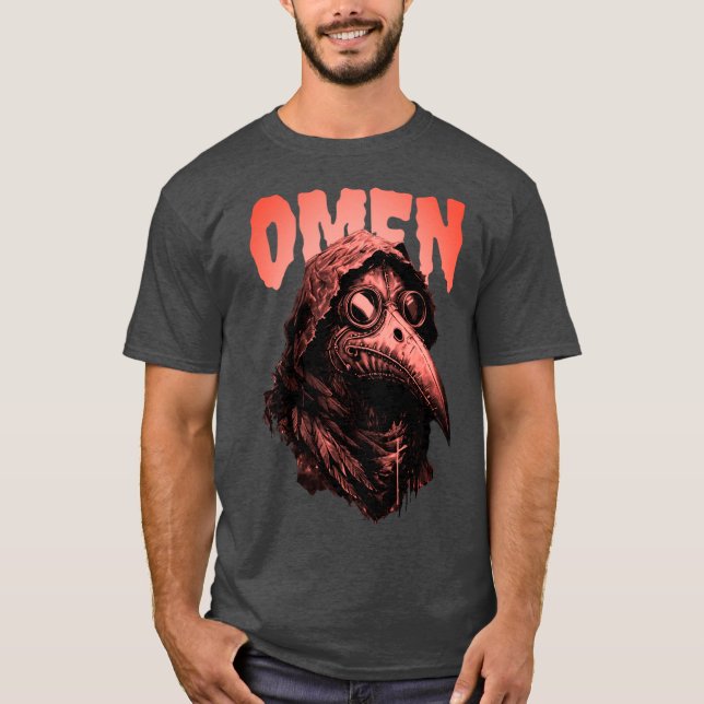 "Omen Plague Doctor Mask T-Shirt (Frente)