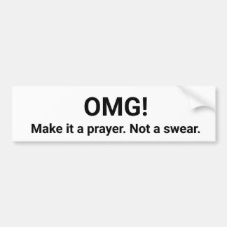 OMG! Adesivo de Para-choque.