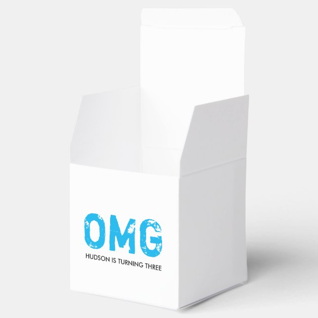 OMG É a sua caixa de tratamento de aniversário - A (Aberto)