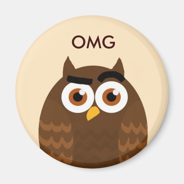 OMG Owl íman (Frente)