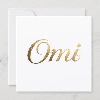 Omi Postcard – Cute Grandma Gift for Mother's Day
