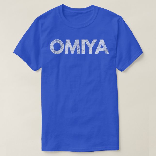 Omiya Japan Distressed Graphic T-Shirt (Frente do Design)