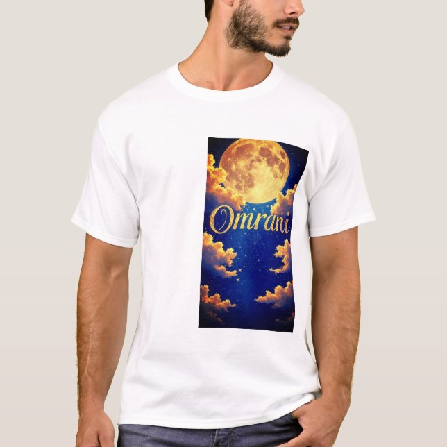 Omrani Moon Premium Statement T-Shirt (Frente)