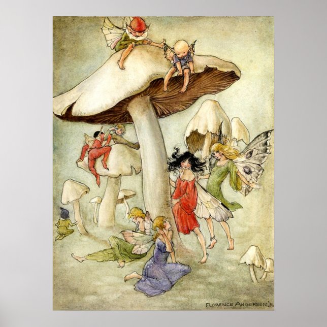 'On Mushroom Hill' - Impressão (Frente)