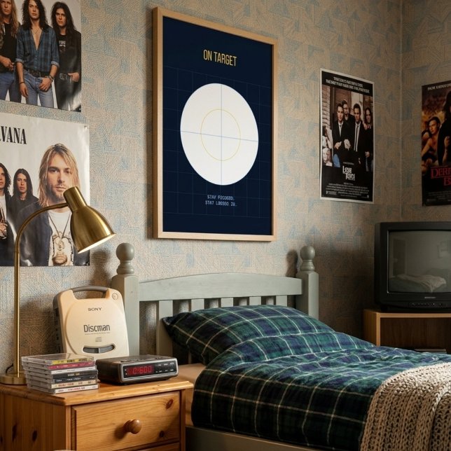 On Target — 90s Maximalist Poster | Retro Bedroom  (Criador carregado)