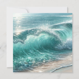 Onda Azul bonito com Faíscas