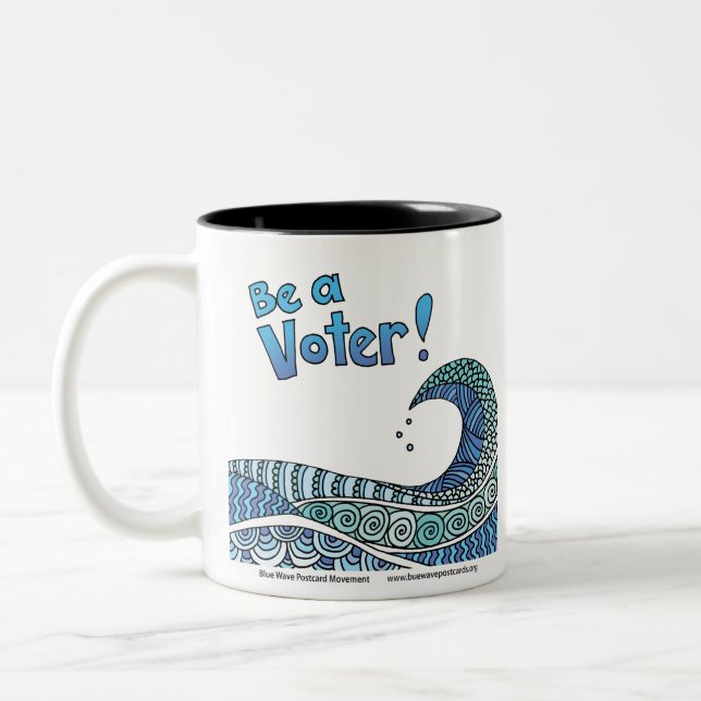 Onda Azul - Seja uma Caneca de Eleitor (Esquerda)