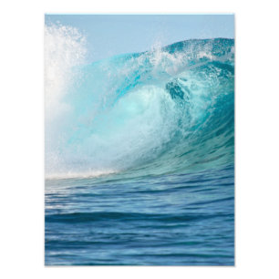 Onda grande do Oceano Pacífico que quebra a foto