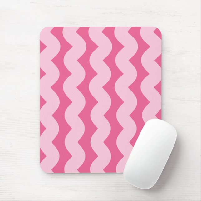 Onda Nº 4 - Mousepad (Rosa Neon) (Com mouse)