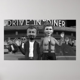 Onda Para A Câmera - Poster Pequeno