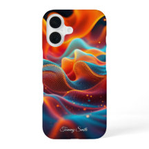 Ondas de Abstrato vibrantes - Arte futurística