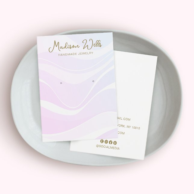 Ondas de Lavanda rosa entrelaçando o suporte do mo (Criador carregado)