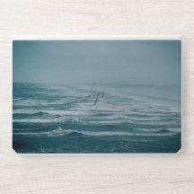 Ondas do mar de inverno