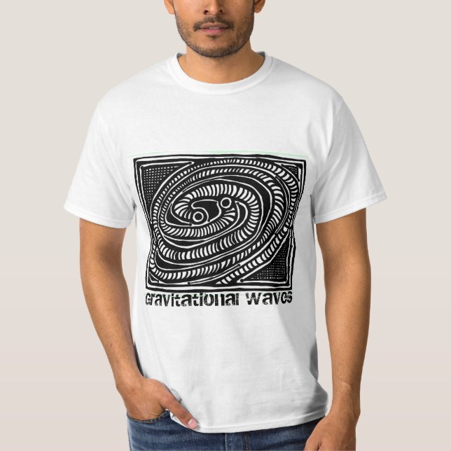 Ondas gravitacionais do t-shirt de (Frente)