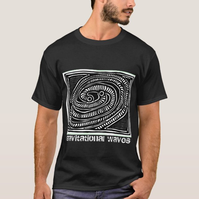 Ondas gravitacionais do t-shirt de (Frente)