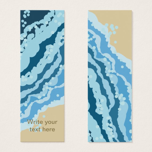 Ondas na Abstrato de areia (Frente & Verso)