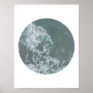 Ondas Oceânicas Impressão