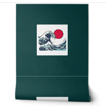 Ondas Oceânicas Japonesas Ukiyo-e Papel de Parede