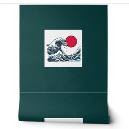 Ondas Oceânicas Japonesas Ukiyo-e Papel de Parede