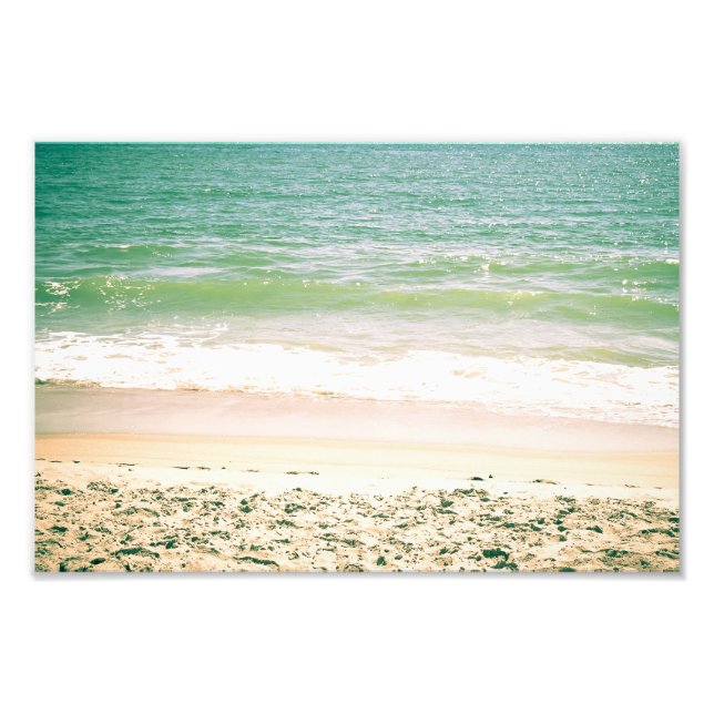 Ondas pacíficas Fotografia de Pastel Beach (Frente)