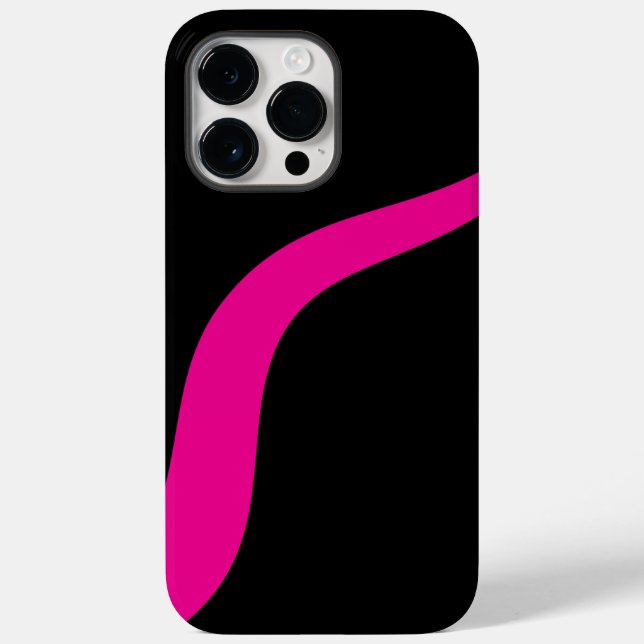 Ondas simples 3 em magenta e preto (Verso)