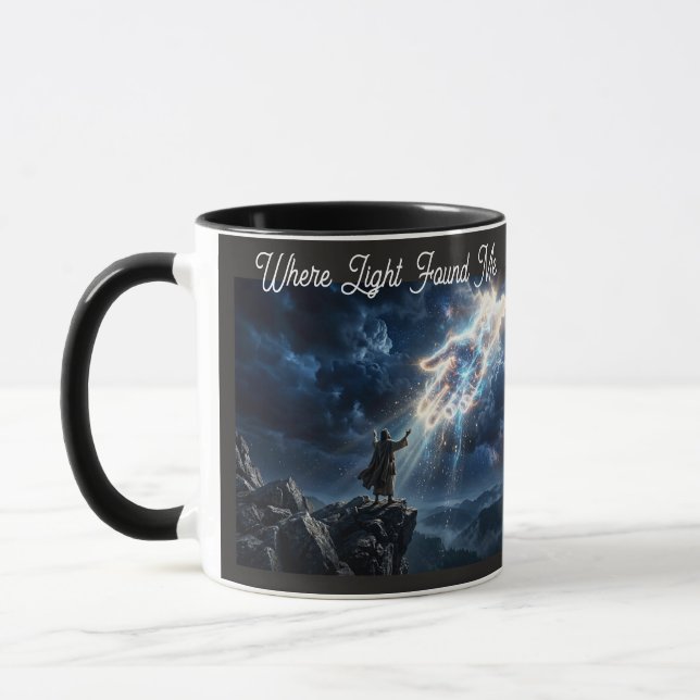 Onde a Luz Me Encontrou - Caneca (Esquerda)