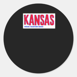 Onde a tradição soa o adesivo do Kansas